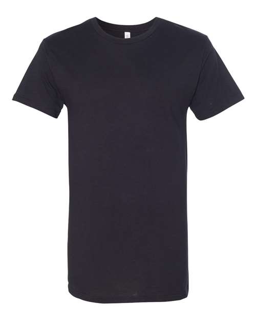 BELLA + CANVAS 3006 Men's Long Body Urban Tee - Black - front