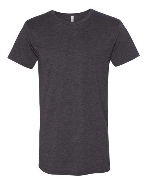 BELLA + CANVAS 3006 Men's Long Body Urban Tee - Dark Grey Heather - front