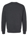Bella + Canvas 3945 Sponge Fleece Drop Shoulder Crewneck Sweatshirt - Dark Grey Heather - back