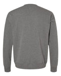 Bella + Canvas 3945 Sponge Fleece Drop Shoulder Crewneck Sweatshirt - Deep Heather - back