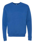 Bella + Canvas 3945 Sponge Fleece Drop Shoulder Crewneck Sweatshirt - True Royal - front