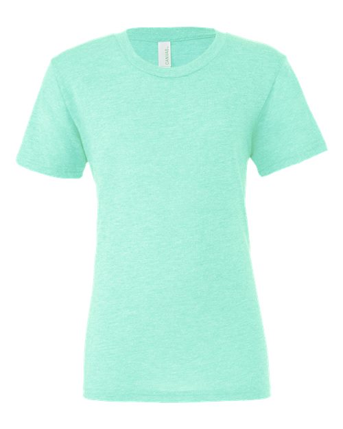 Bella+Canvas 3413 Unisex Triblend Short Sleeve Tee - Mint Triblend - front
