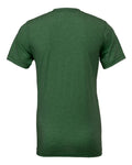 Bella+Canvas 3413 Unisex Triblend Short Sleeve Tee - Grass Green Triblend - back