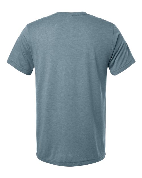 Bella+Canvas 3413 Unisex Triblend Short Sleeve Tee - Denim Triblend - back