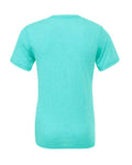 Bella+Canvas 3413 Unisex Triblend Short Sleeve Tee - Sea Green Triblend - back