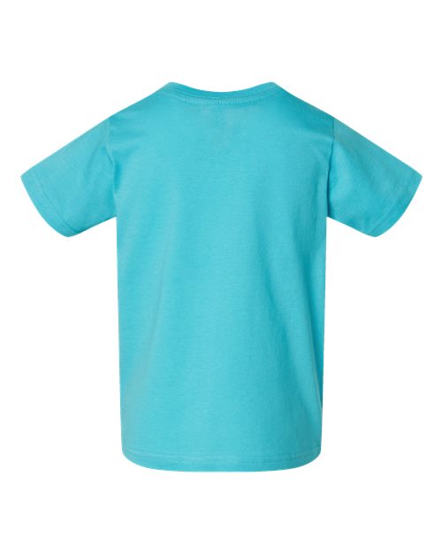 Rabbit Skins 3321 Toddler Fine Jersey Tee - Caribbean - back