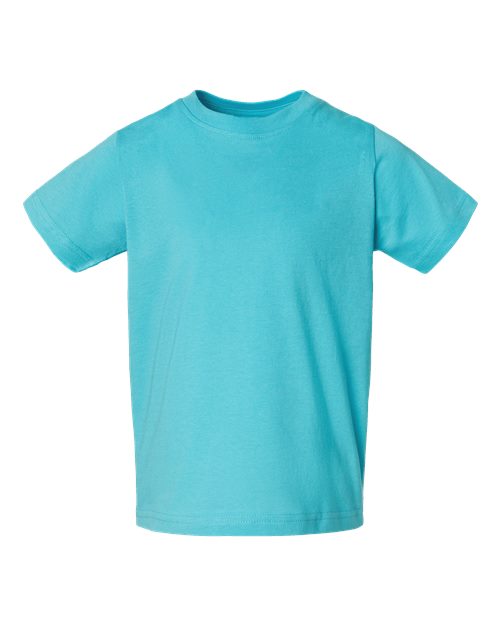 Rabbit Skins 3321 Toddler Fine Jersey Tee - Caribbean - front
