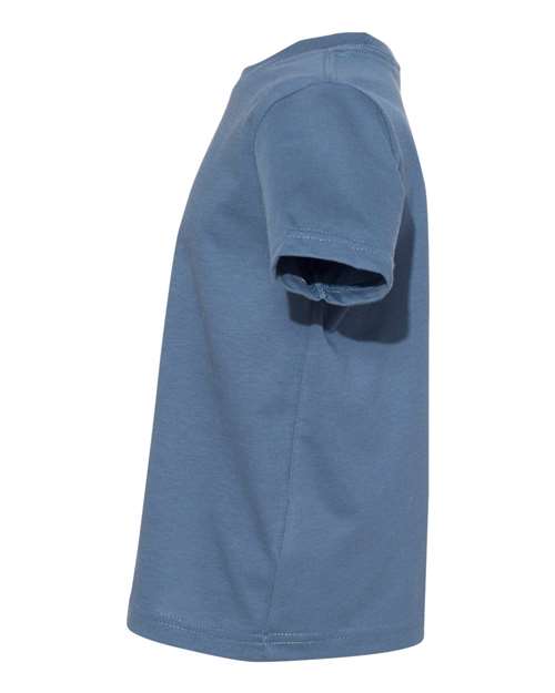 Rabbit Skins 3321 Toddler Fine Jersey Tee - Indigo - side