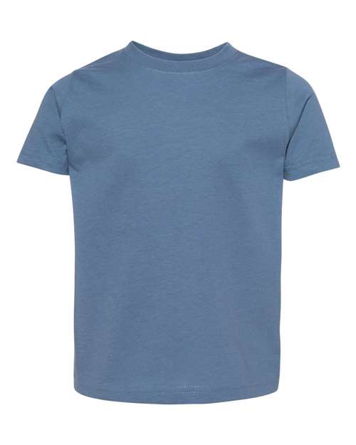 Rabbit Skins 3321 Toddler Fine Jersey Tee - Indigo - front