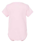 Rabbit Skins 4400 Infant Baby Rib Bodysuit - Ballerina - back