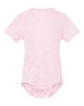 Rabbit Skins 4400 Infant Baby Rib Bodysuit - Ballerina - front
