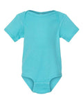 Rabbit Skins 4400 Infant Baby Rib Bodysuit - Caribbean - front