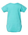 Rabbit Skins 4424 Infant Fine Jersey Bodysuit - Caribbean - back
