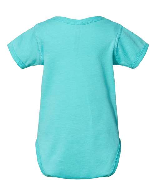 Rabbit Skins 4424 Infant Fine Jersey Bodysuit - Caribbean - back