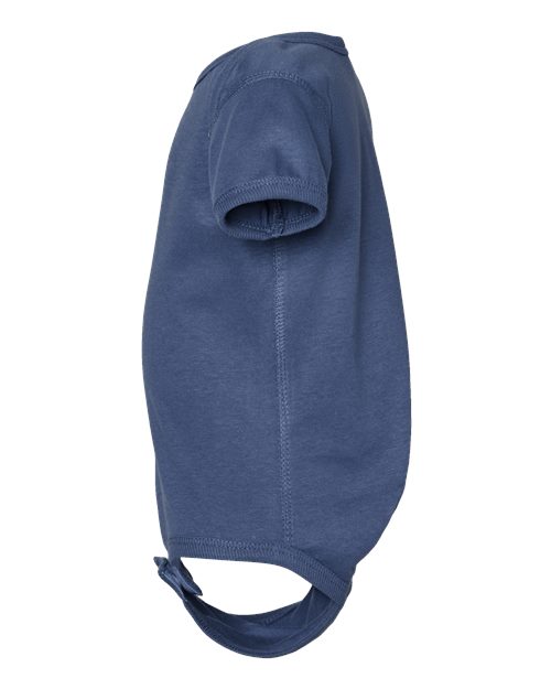 Rabbit Skins 4424 Infant Fine Jersey Bodysuit - Indigo - side
