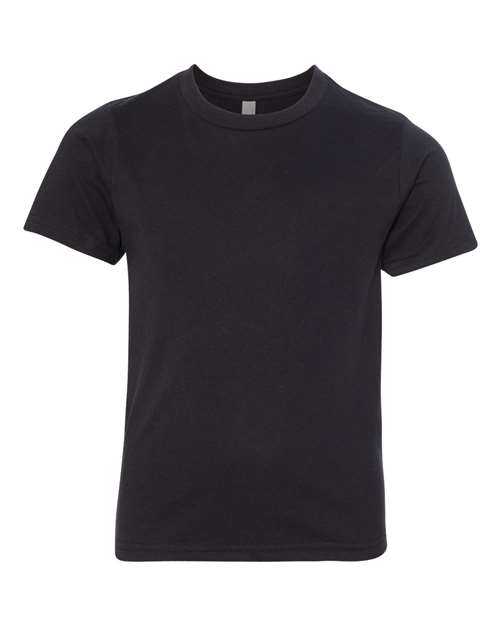 Next Level 3312 Youth CVC T-Shirt - Black - front