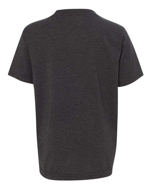 Next Level 3312 Youth CVC T-Shirt - Charcoal - back