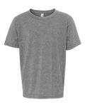 Next Level 3312 Youth CVC T-Shirt - Dark Heather Grey - front