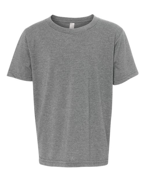 Next Level 3312 Youth CVC T-Shirt - Dark Heather Grey - front