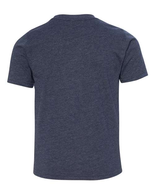 Next Level 3312 Youth CVC T-Shirt - Midnight Navy - back
