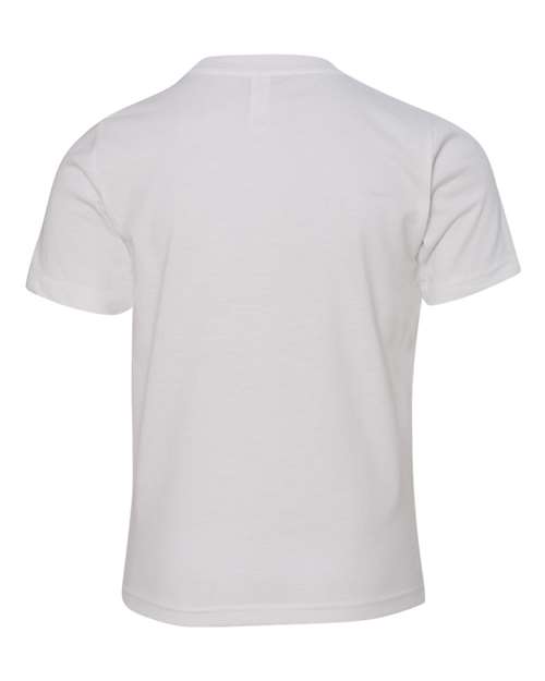 Next Level 3312 Youth CVC T-Shirt - White - back