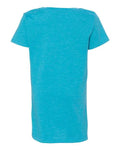 Next Level 3712 Girls’ CVC Princess T-Shirt - Bondi Blue - back