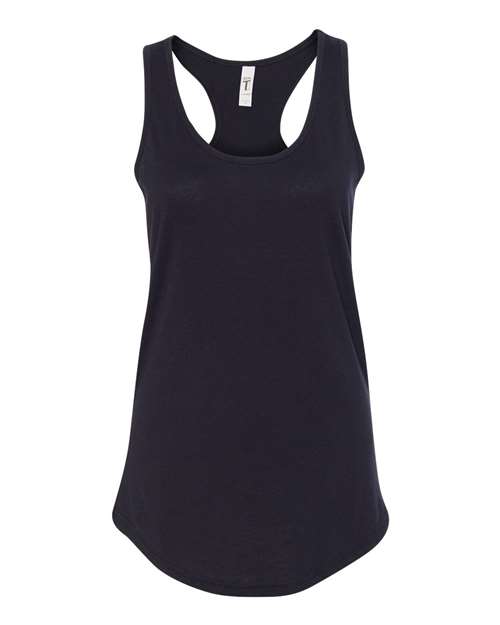 Next Level 1533 Women's Ideal Racerback Tank - Black - front