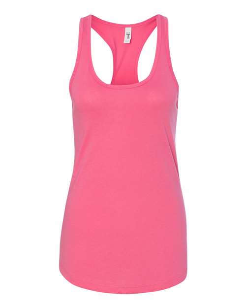Next Level 1533 Women's Ideal Racerback Tank - Hot Pink - front