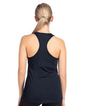 Next Level 1533 Women's Ideal Racerback Tank - Midnight Navy - model back