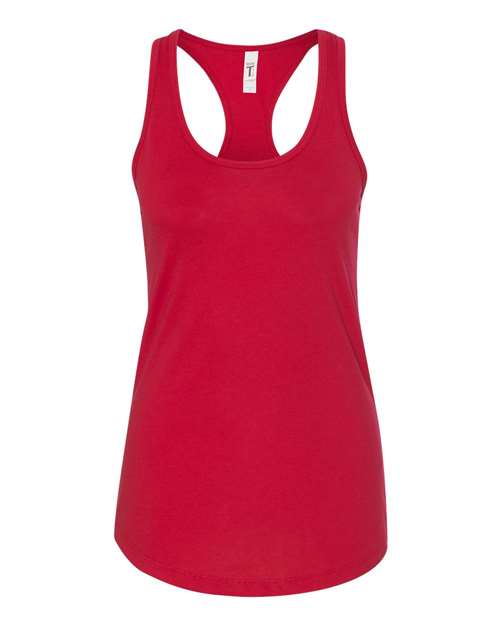 Next Level 1533 Women's Ideal Racerback Tank - Red - front