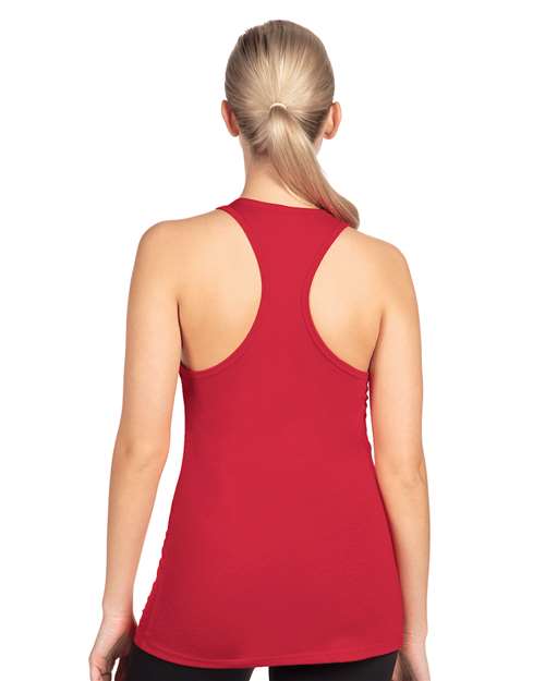 Next Level 1533 Women's Ideal Racerback Tank - Red - model back