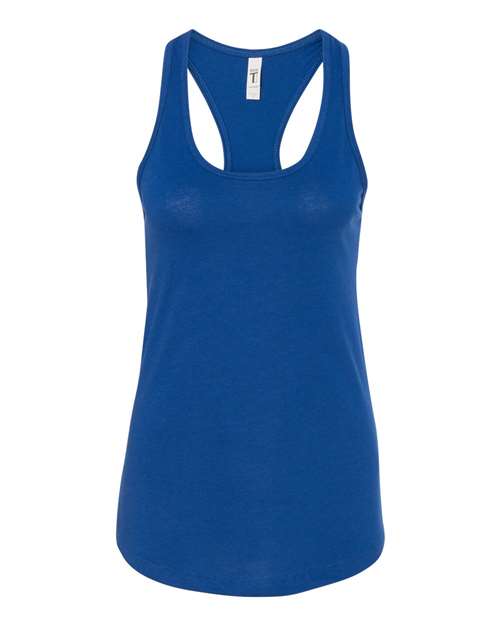 Next Level 1533 Women's Ideal Racerback Tank - Royal - front