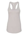 Next Level 1533 Women's Ideal Racerback Tank - Silver - front