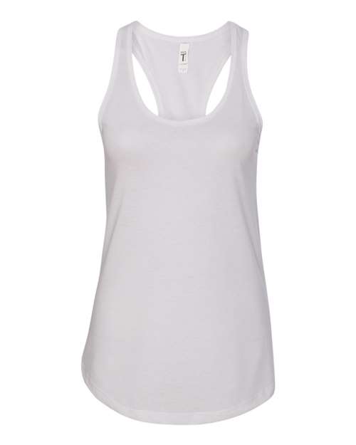 Next Level 1533 Women's Ideal Racerback Tank - White - front
