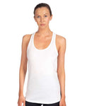 Next Level 1533 Women's Ideal Racerback Tank - White - model front