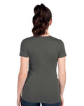 Next Level 1510 Women's Ideal T-Shirt - Dark Grey - model back