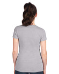 Next Level 1510 Women's Ideal T-Shirt - Heather Grey - model back