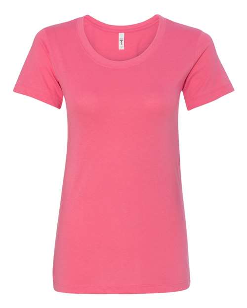 Next Level 1510 Women's Ideal T-Shirt - Hot Pink - front