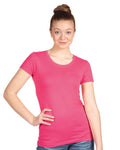 Next Level 1510 Women's Ideal T-Shirt - Hot Pink - model front