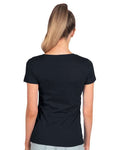 Next Level 1510 Women's Ideal T-Shirt - Midnight Navy - model back