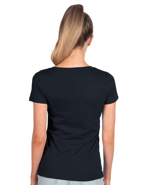 Next Level 1510 Women's Ideal T-Shirt - Midnight Navy - model back