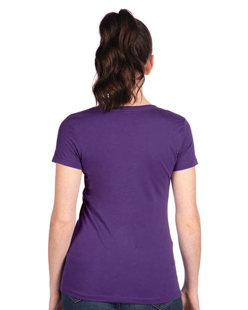 Next Level 1510 Women's Ideal T-Shirt - Purple Rush - model back