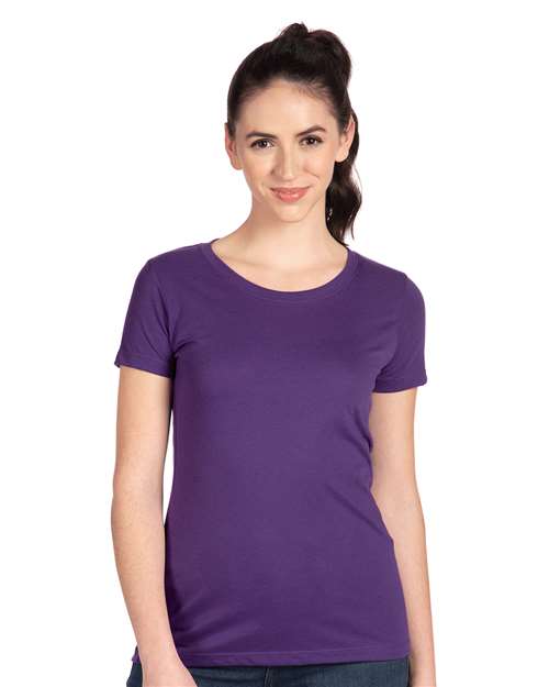 Next Level 1510 Women's Ideal T-Shirt - Purple Rush - model front