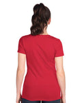 Next Level 1510 Women's Ideal T-Shirt - Red - model back