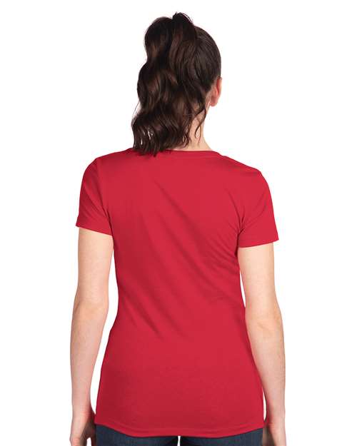 Next Level 1510 Women's Ideal T-Shirt - Red - model back