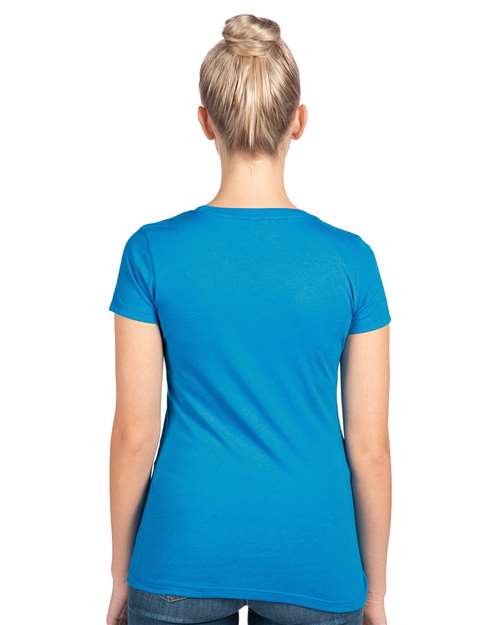 Next Level 1510 Women's Ideal T-Shirt - Turquoise - model back