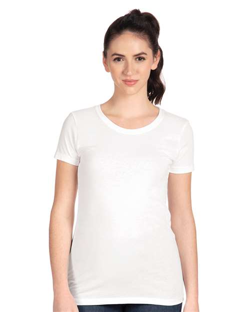 Next Level 1510 Women's Ideal T-Shirt - White - model front