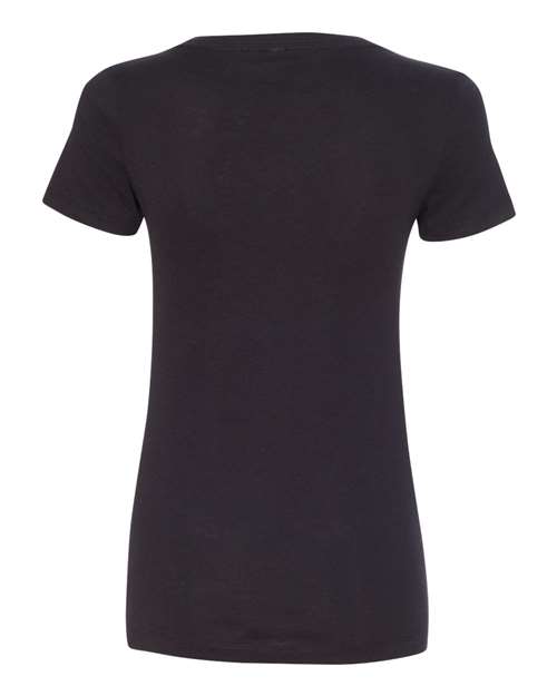 Next Level 1540 Women's Ideal V-Neck T-Shirt - Black - back