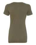 Next Level 1540 Women's Ideal V-Neck T-Shirt - Military Green - back