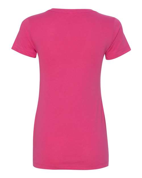 Next Level 1540 Women's Ideal V-Neck T-Shirt - Raspberry - back